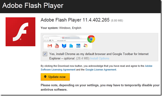 adobe flash player for google chrome (mac version)